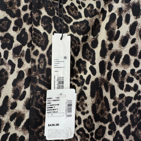 Alice + Olivia Leopard Print Pants - Saks- size 4- NWT! $150 - Picture 5 of 11